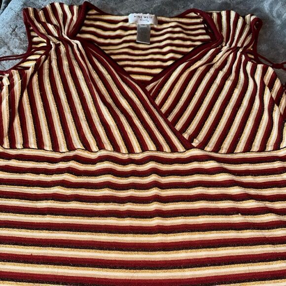 Nine West Cute Sleeveless Summer Top Size 1X - Picture 4 of 8